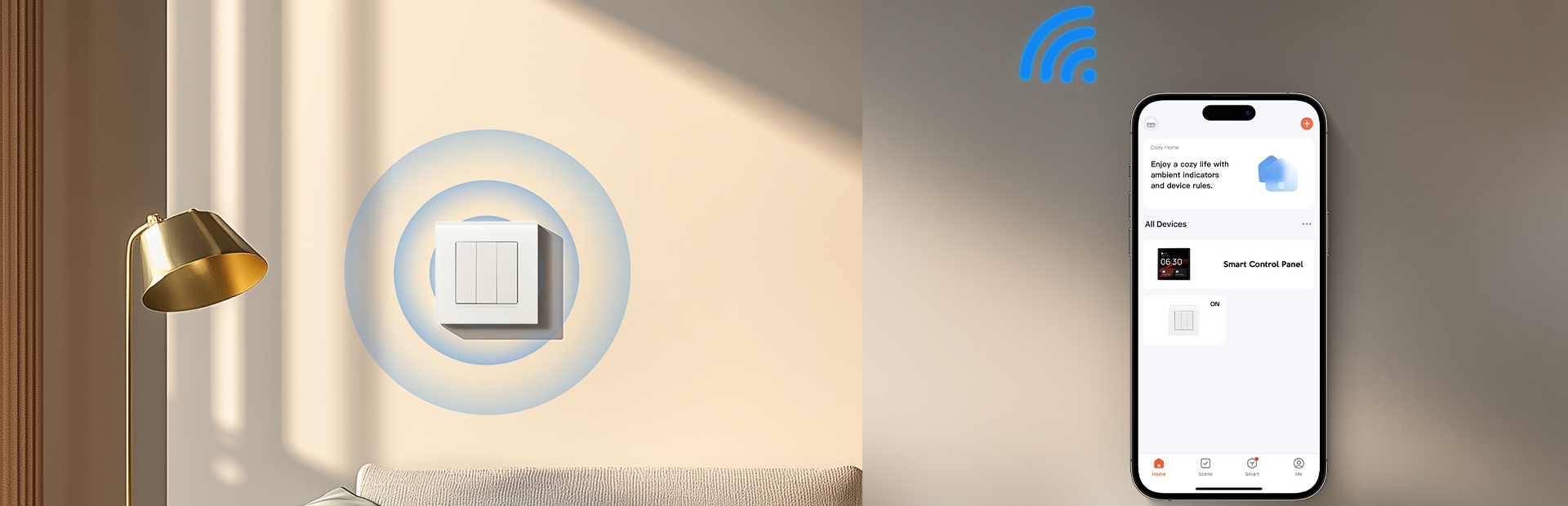 3 Gang Wifi Light Switch